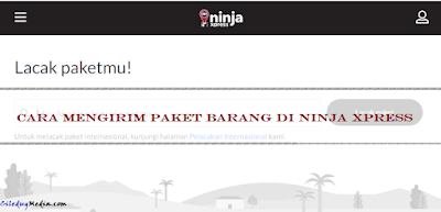 Cara mengirim paket barang di Ninja Xpress